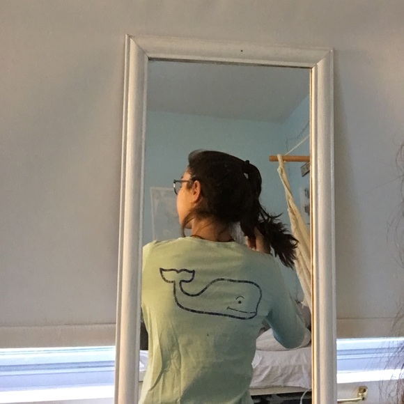 Vineyard Vines Mint Longsleeve with pocket - Picture 3 of 4